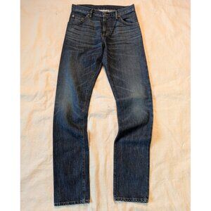 Raleigh Denim Men's Dark Wash Slim Straight Fit Jeans Size 30x34 (tagged 28) USA